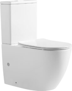 Water Closet One-piece washdown P-Trap, 180mm with connection pipe